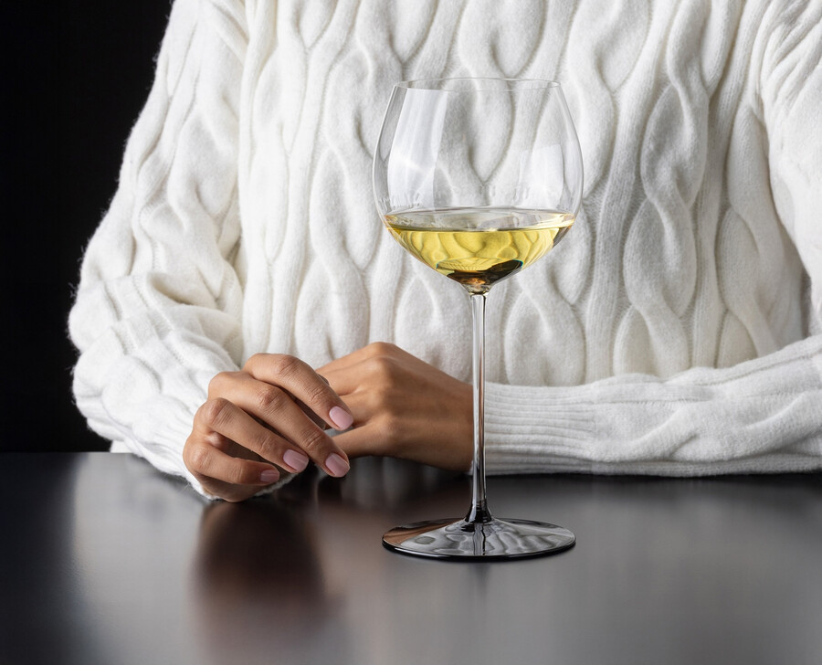 riedel fatto a mano chardonnay cravate noire