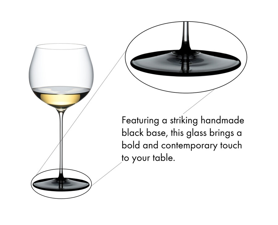 riedel fatto a mano chardonnay cravate noire