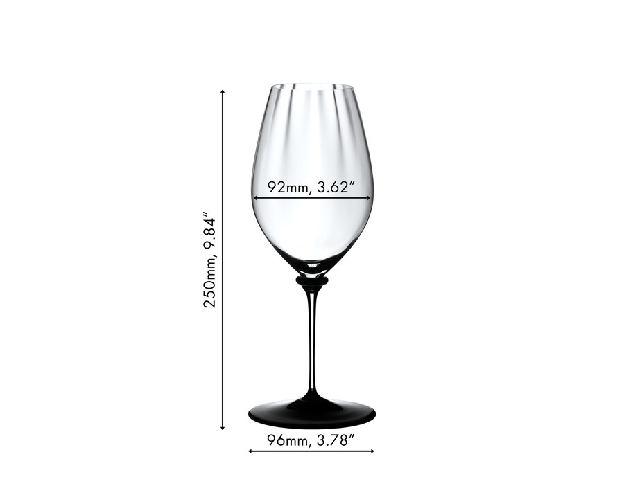 riedel fatto a mano performance riesling - base noire
