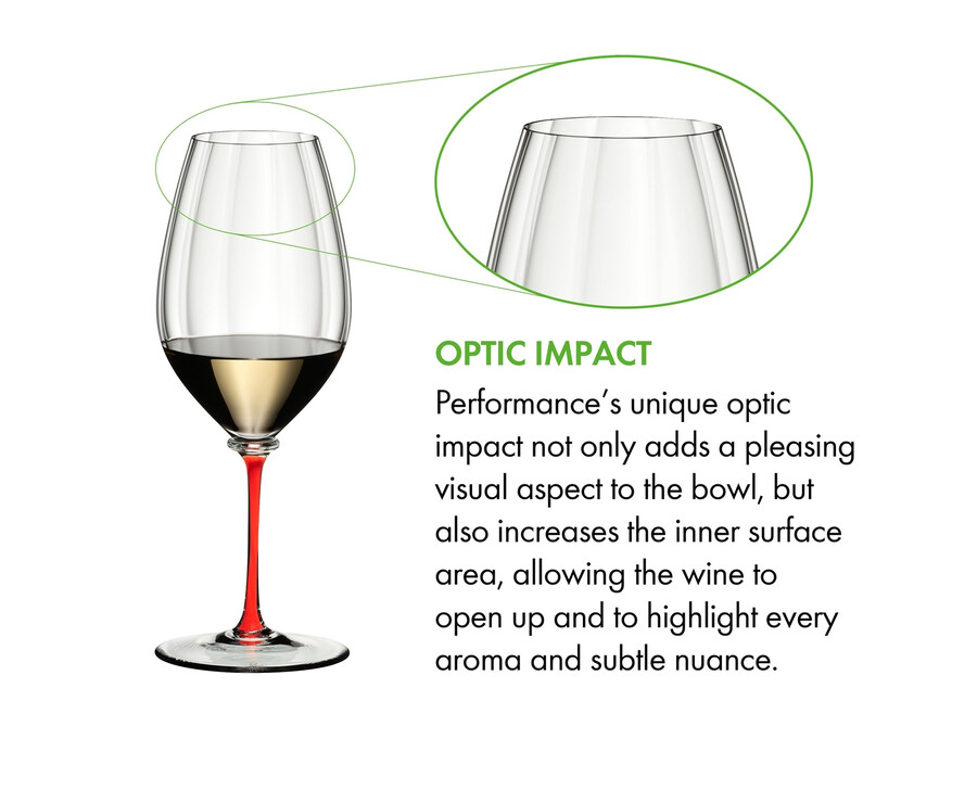 riedel fatto a mano performance riesling - rouge