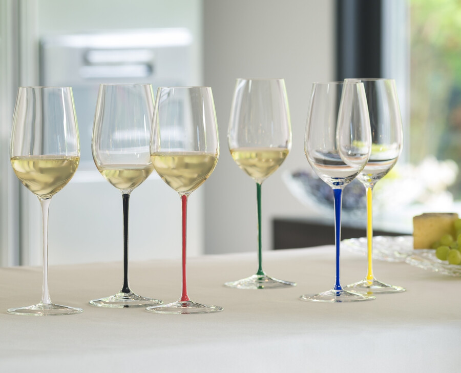 riedel fatto a mano rieslingzinfandel - bleu foncé