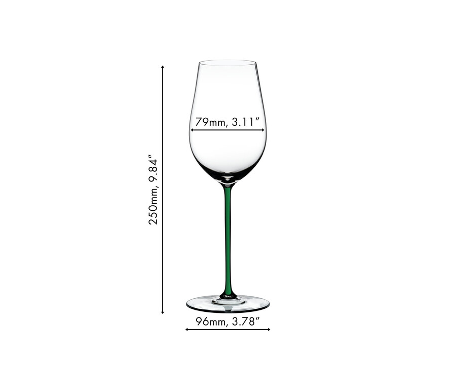 riedel fatto a mano riesling zinfandel - vert